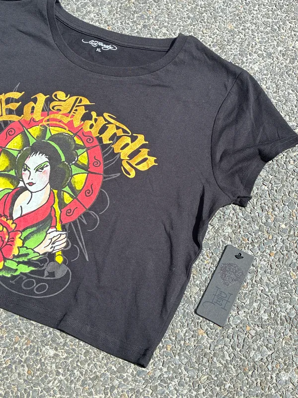 TOP ED HARDY GEISHA