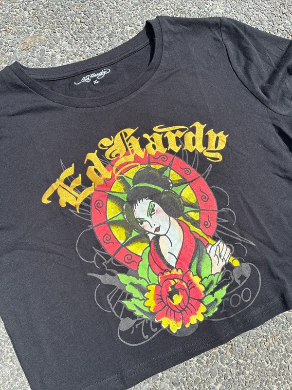 TOP ED HARDY GEISHA