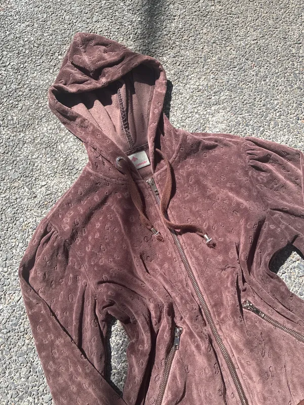 VELOUR ZIP-UP