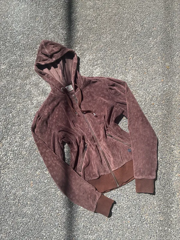 VELOUR ZIP-UP