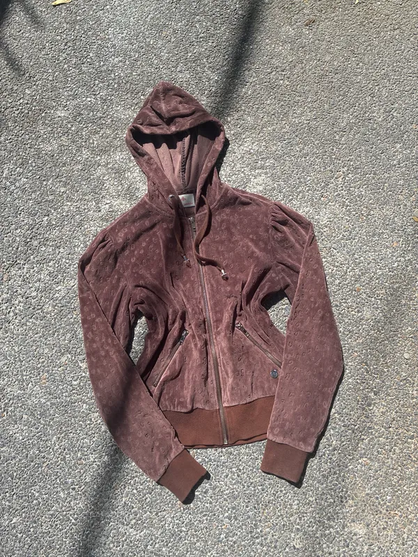 VELOUR ZIP-UP