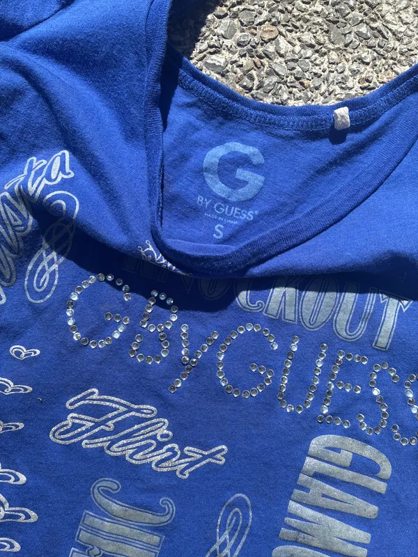TOP GUESS AZUL