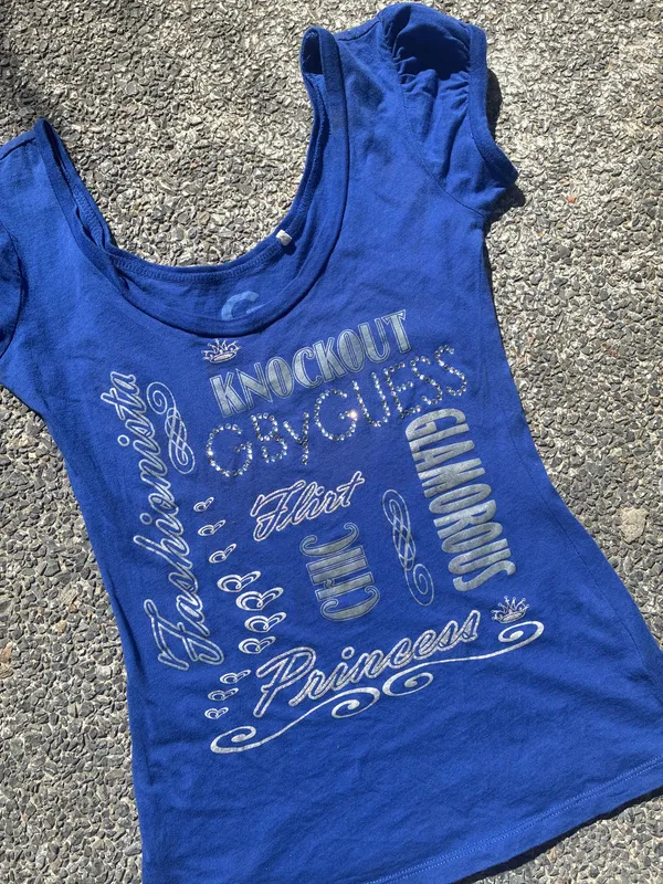 TOP GUESS AZUL