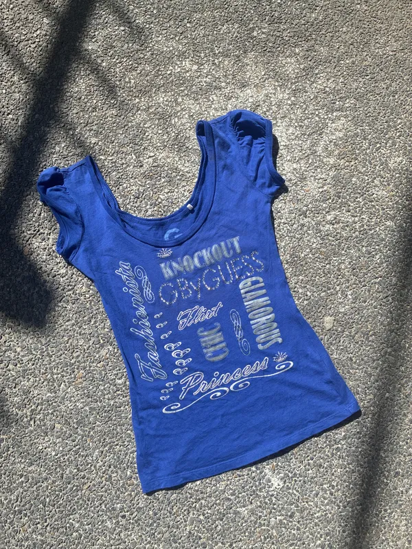 TOP GUESS AZUL