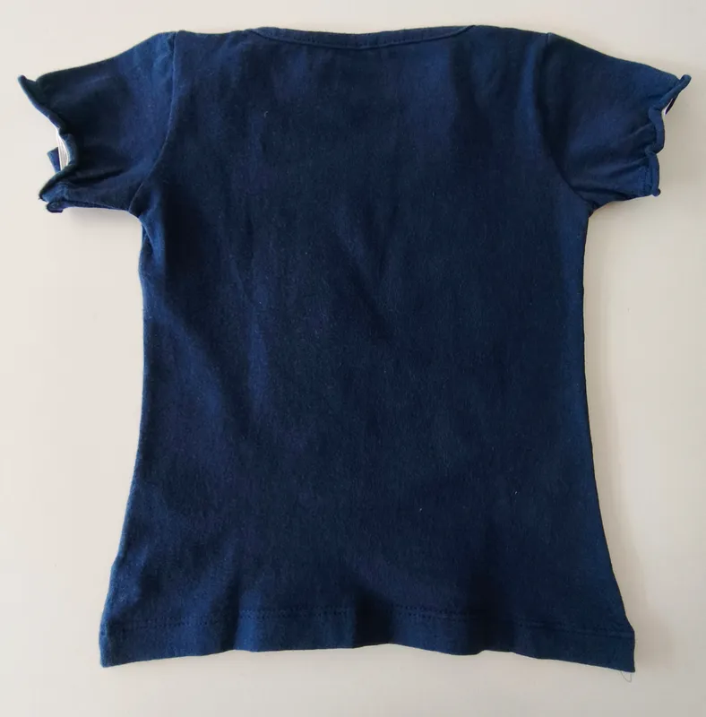 Remera manga corta. analé. talle: 12 meses.