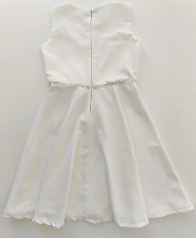 Vestido sin mangas. sepia ropas. talle: 8 - 10.