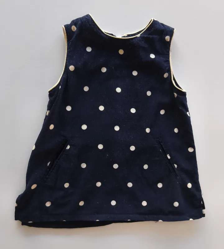 Vestido de pana. Little Akiabara. Talle: 9M. 