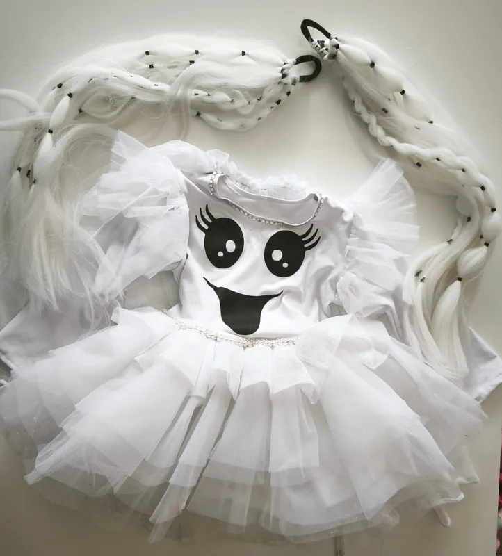 Disfraz de fantasmita estilo novia fantasma - Gaira. Talle: 4. 