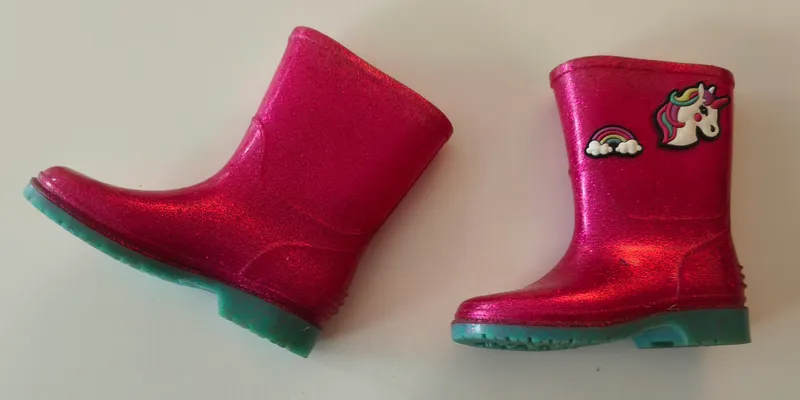 Botas de lluvia. Talle: 25. 