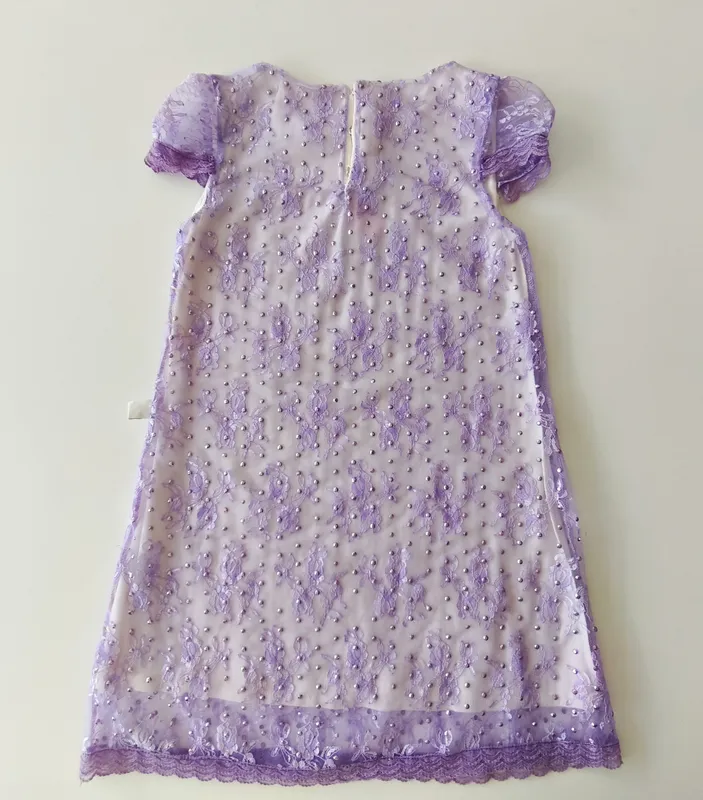 vestido manga corta. antolin. talle: 4.