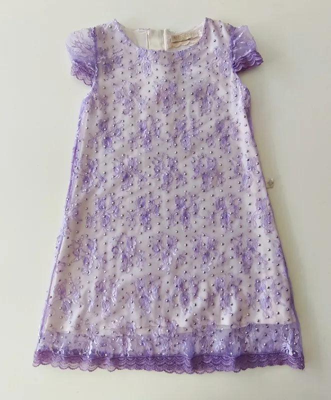 vestido manga corta. antolin. talle: 4.