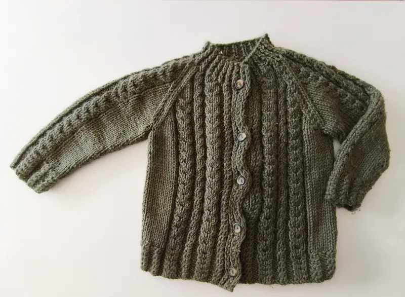 Saco de lana. Talle 8 - 9.