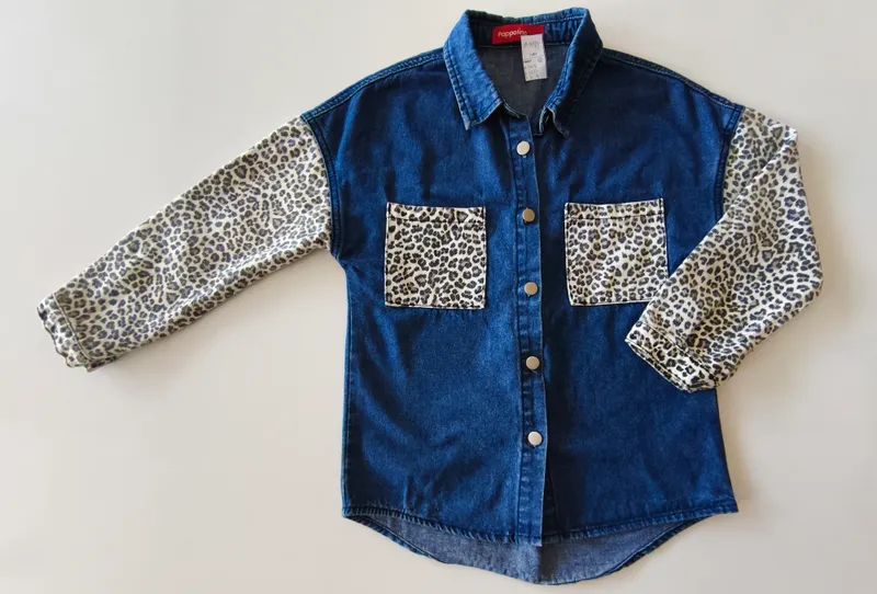 Campera de jean. pappolino. Talle 8 - 9.