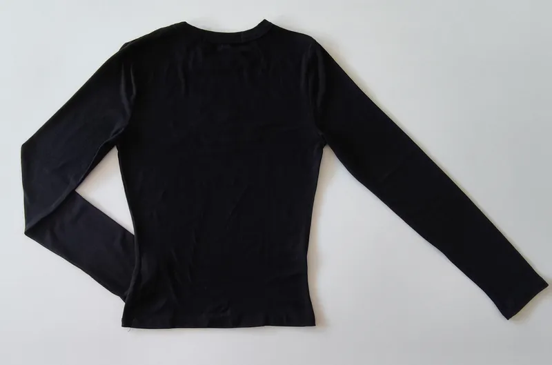 Remera manga larga. belle tweed. talle 14 - 16.