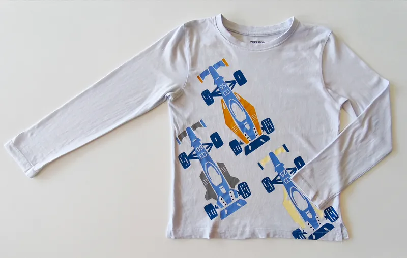 Remera manga larga. pappolino. talle 8.