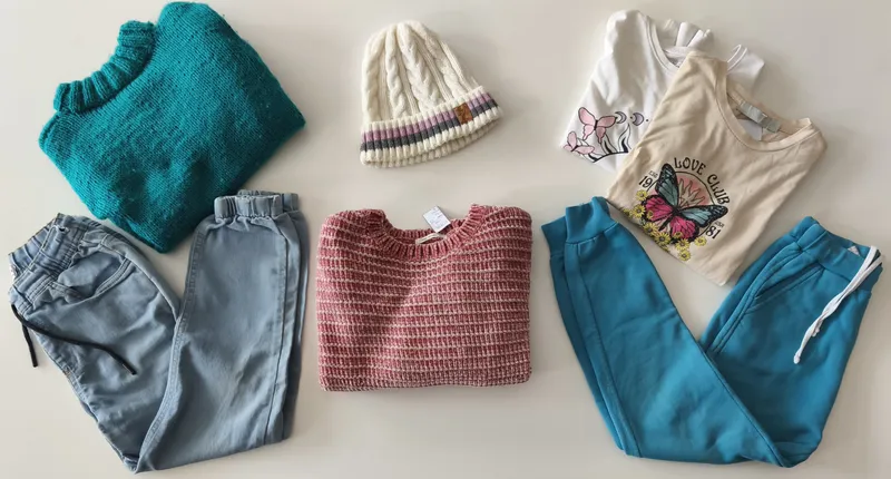 Pack bien abrigaditos. niña talle 8.