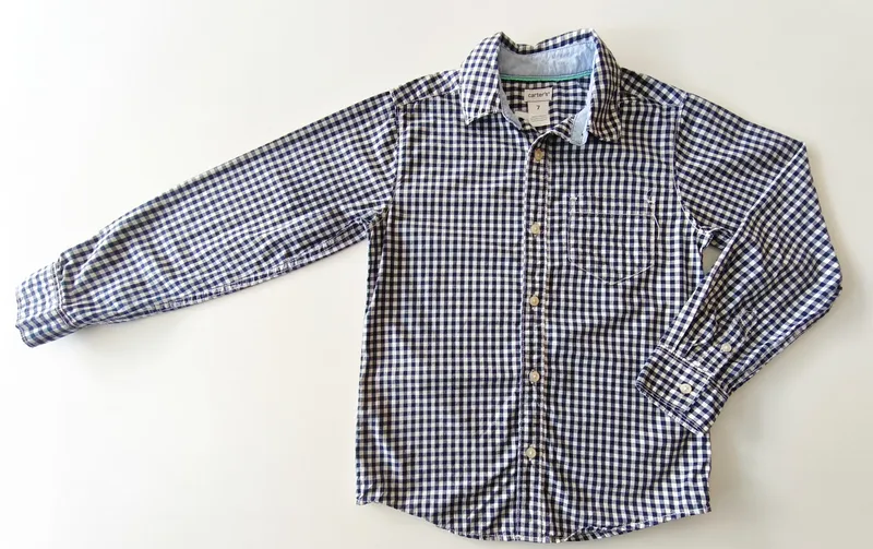 Camisa manga larga. carter's. talle 7.
