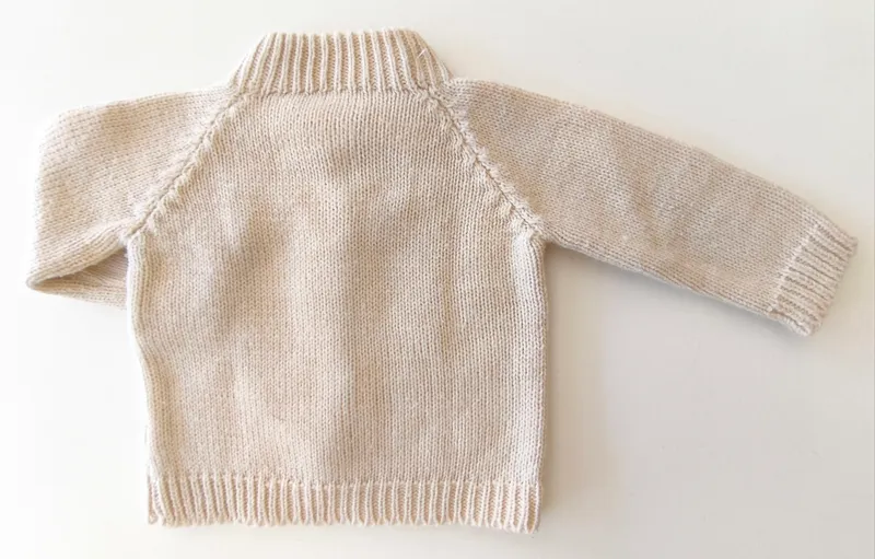 Conjunto tejido. talle 0 - 3 meses.