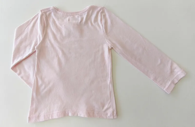 Remera manga larga. n+. talle 1.
