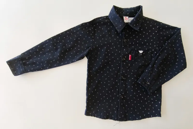 Camisa manga larga. silver. talle 4.