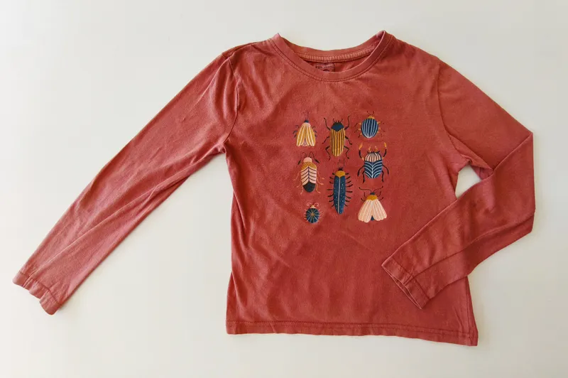 Remera manga larga. bronzini. talle 8.