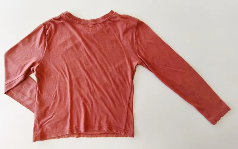 Remera manga larga. bronzini. talle 8.