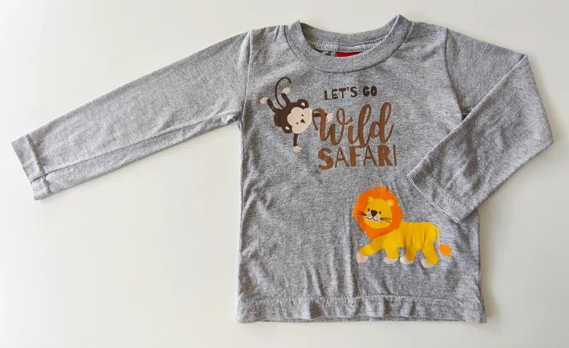 Remera manga larga. pappolino. talle 24 meses.