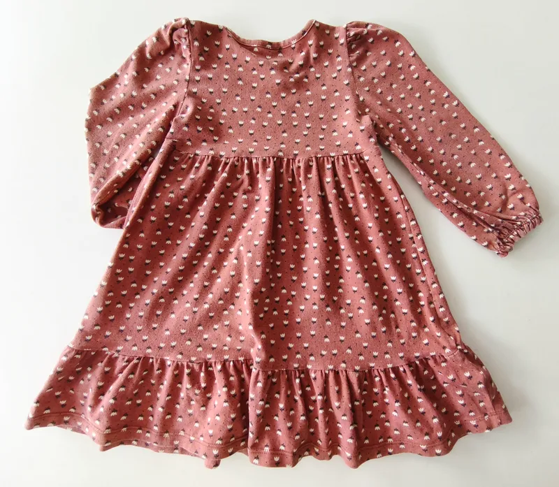 Vestido manga larga. glinny. talle 3.