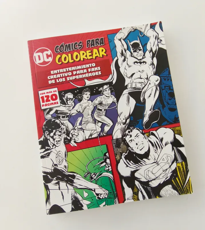 Comics para colorear. dc.