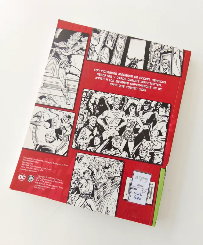 Comics para colorear. dc.