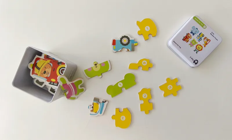 Puzzle. games for trip.