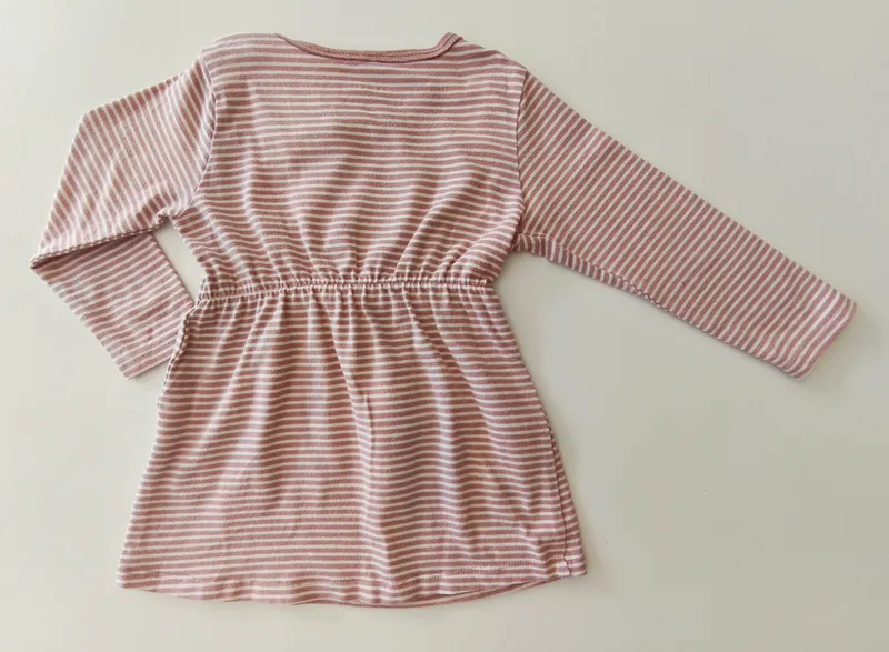 Vestido manga larga. name it. talle 6 - 9 meses.