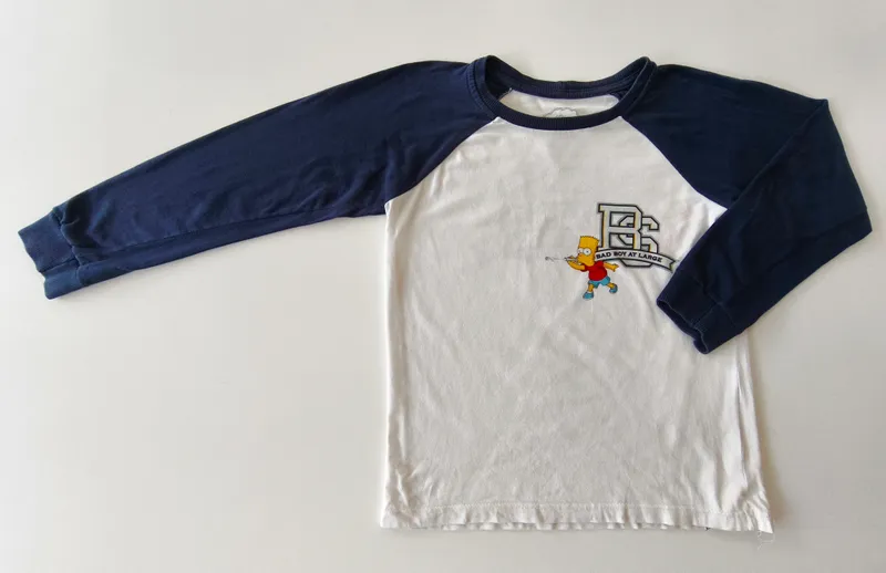 Remera manga larga. the simpons. talle 5 - 6.