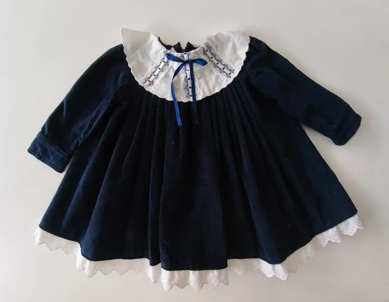 Vestido manga larga. talle: 1.