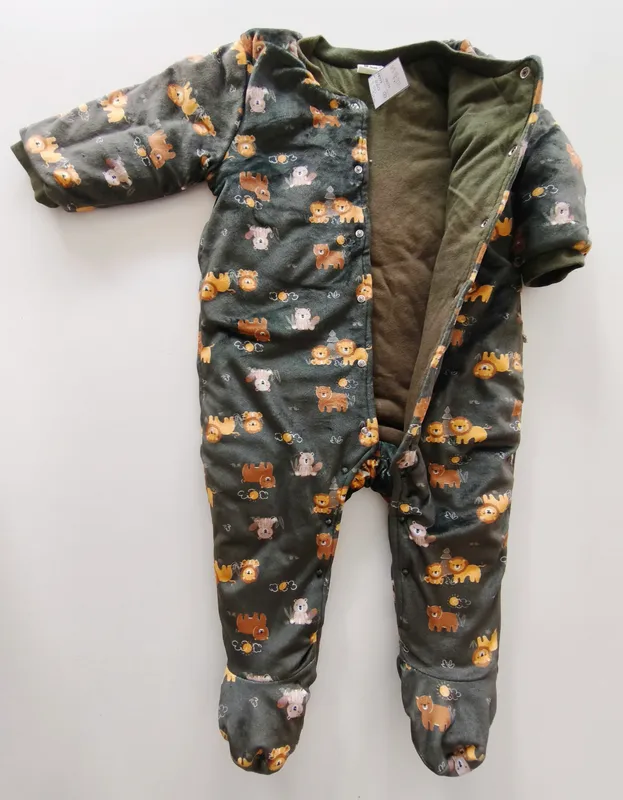 Pijama enterito. teddy boom. talle: 9 - 12 meses.