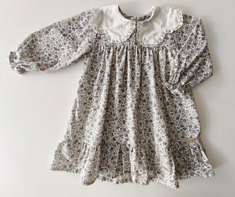 Vestido manga larga. luciana. talle: 2.