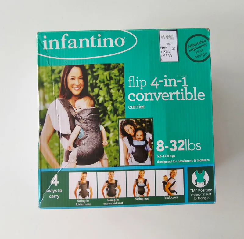Mochila portabebé. infantino.