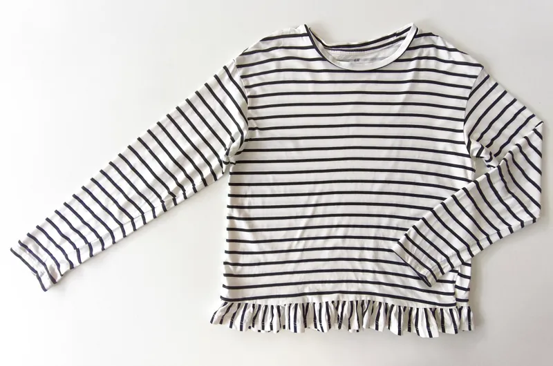 Remera manga larga. h&m. talle: 8 - 10.