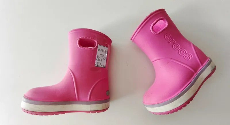 Botas de lluvia. crocs. talle: 24 - 25 eur.