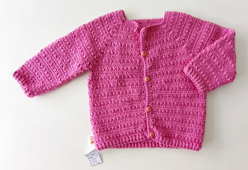 Conjunto tejido. talle: 12 - 18 meses.