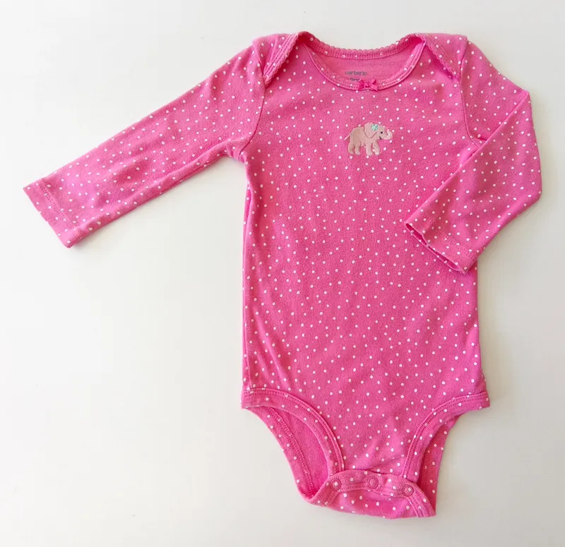 Body manga larga. carter's. talle: 9 meses.