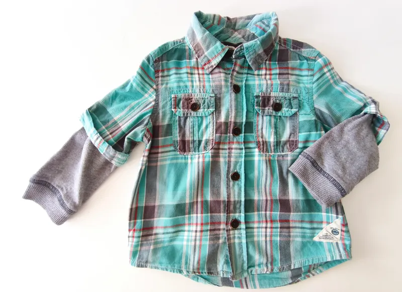 Camisa manga larga. oshkoshb'gosh. talle: 2.