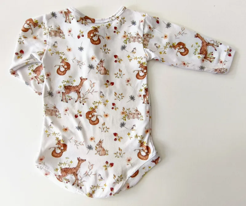 Body manga larga. cocomiel. talle: 1 - 2 meses.