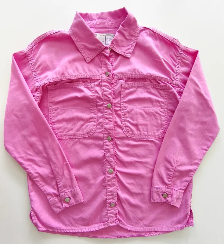 Camisa manga larga. kids denim girls. talle: 11 - 12.