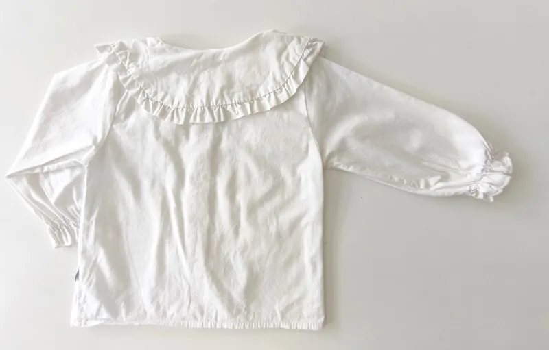 Camisa manga larga. little collections. talle: 18 - 24 meses.