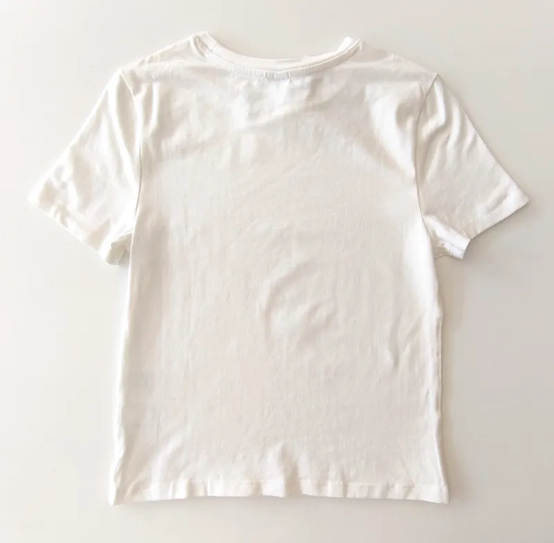 Remera manga corta. h&m. talle: 8 - 10.