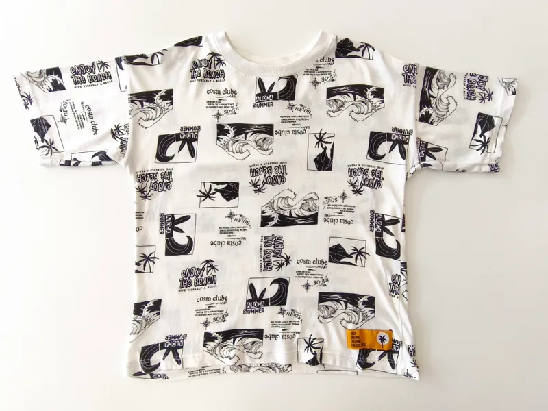 Remera manga corta. hering kids. talle: 8.