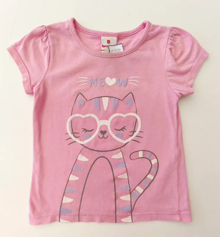 Remera manga corta. brandili. talle: 12 - 18 meses.