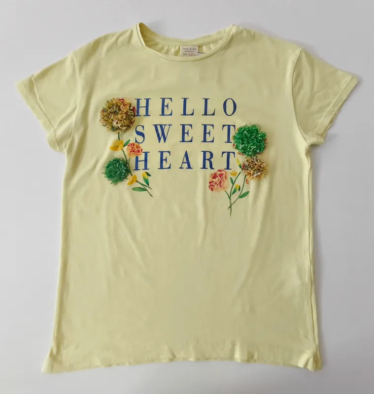 Remera manga corta. zara. talle: 13 - 14.
