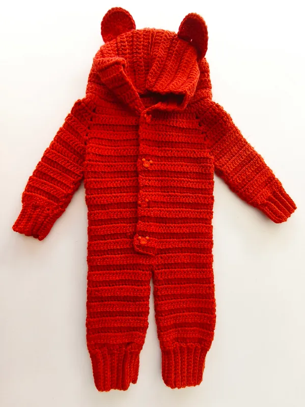 Atronauta de lana. Talle: 6-9M. 